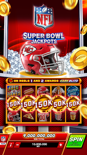 Big win animation with coin shower